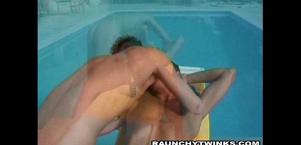  Sexy Horny Dudes Poolside Screwing